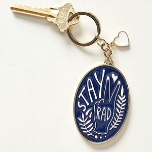 Stay Rad, Be Excellent Keychain from Anthropologie